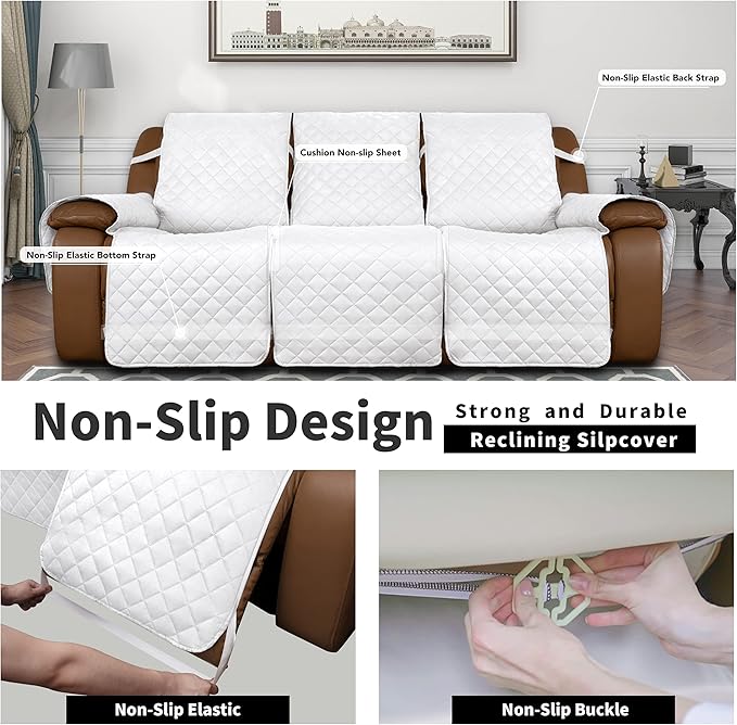 Easy-Going Recliner Sofa Cover, Reversible Couch Cover