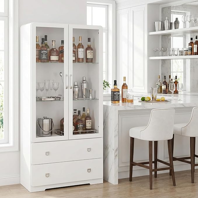RoyalCraft 64" Tall Display Cabinet