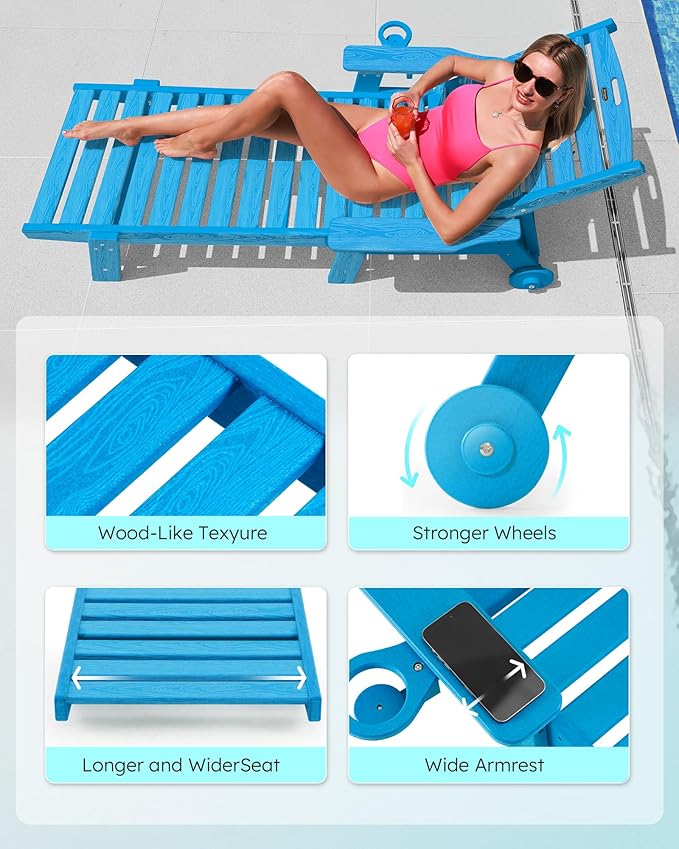 Patio Chaise Lounge Chair Outdoor