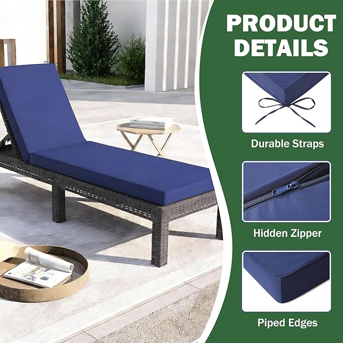 Chaise Lounge Cushions Outdoor, Outdoor Chaise Cushion