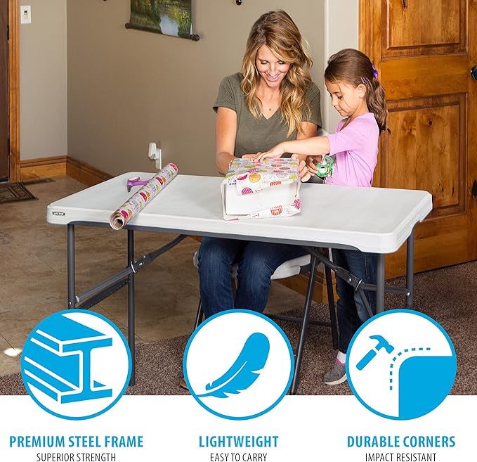 LIFETIME 280478 Commercial Nesting Folding Table