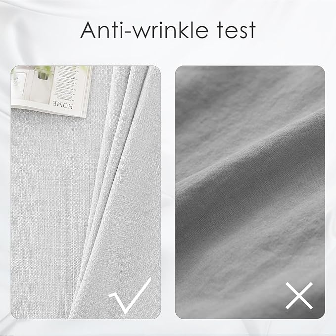 BALCONY & FALCON Rectangle Tablecloth 57" x 85" Washable Wrinkle Resistant and