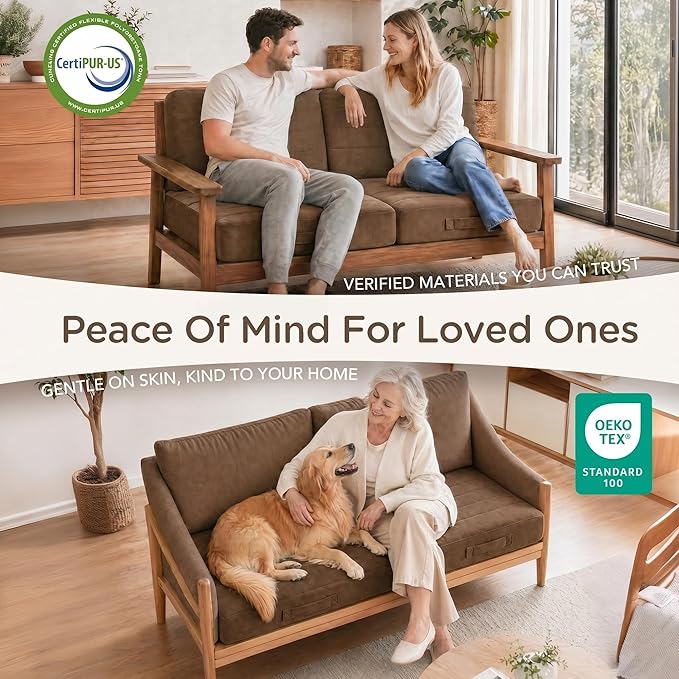 Codi Thick Replacement Couch Cushions, Upholstery Foam