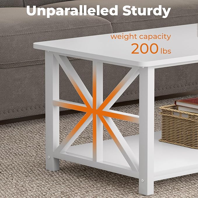 GreenForest Coffee Table for Living Room