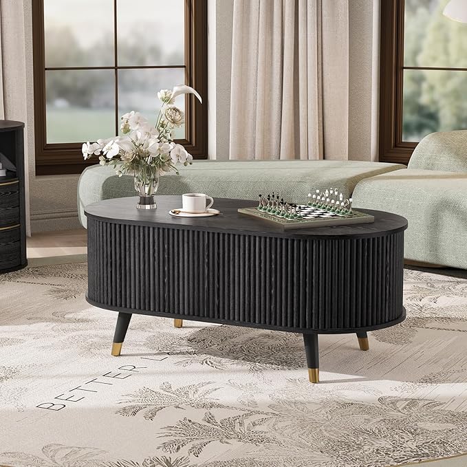 42.5" Oval Lift Top Coffee Table
