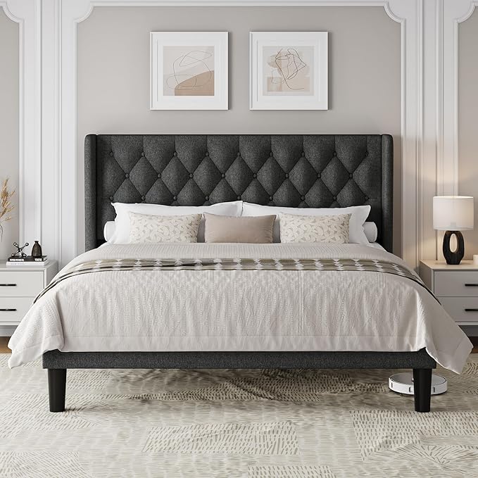 Einhomn King Size Platform Bed Frame