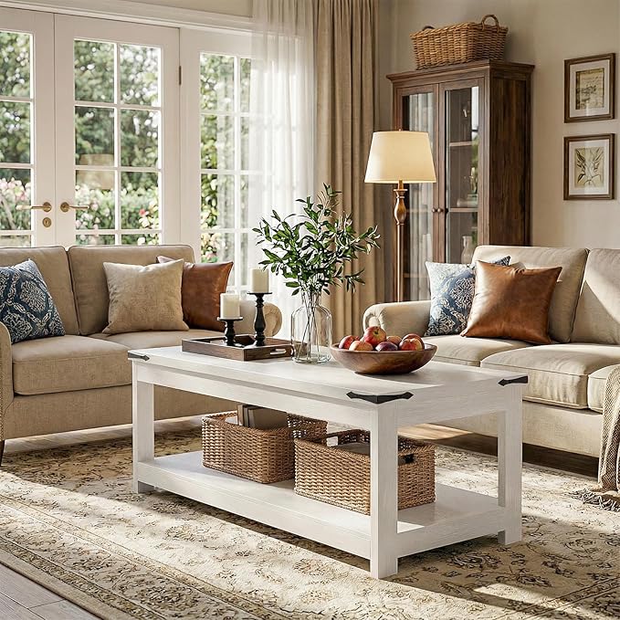 Homieasy 43.3” Rectangular Coffee Table