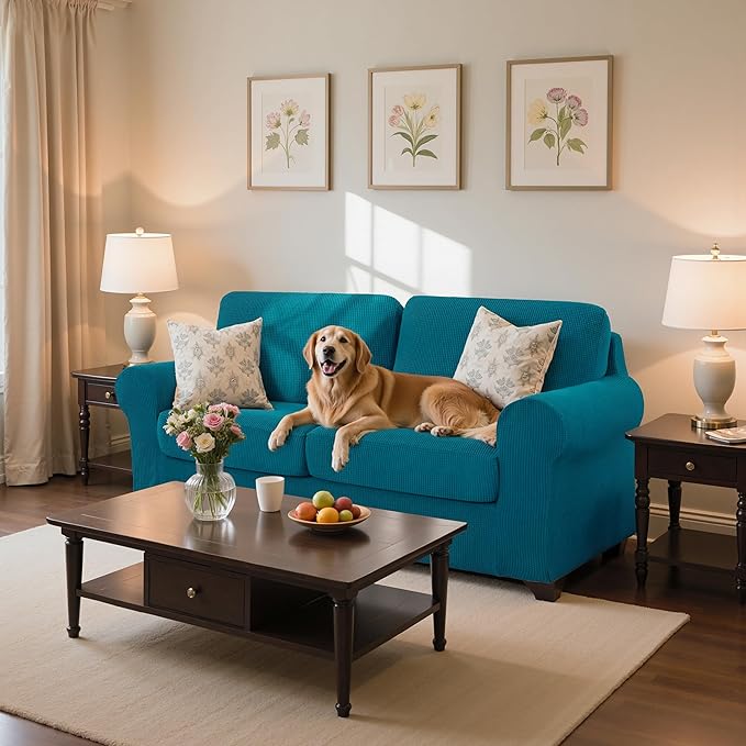 subrtex 3 Pieces Sofa Slipcover Sets