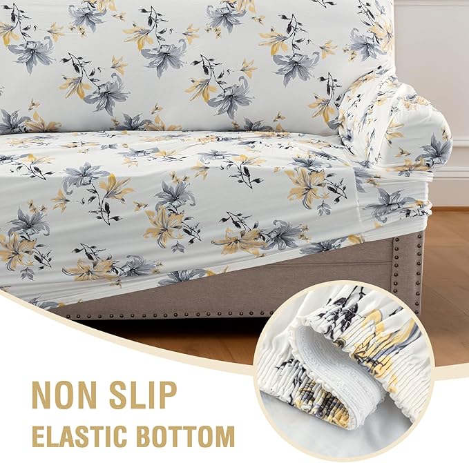 H.VERSAILTEX Printed Loveseat Covers