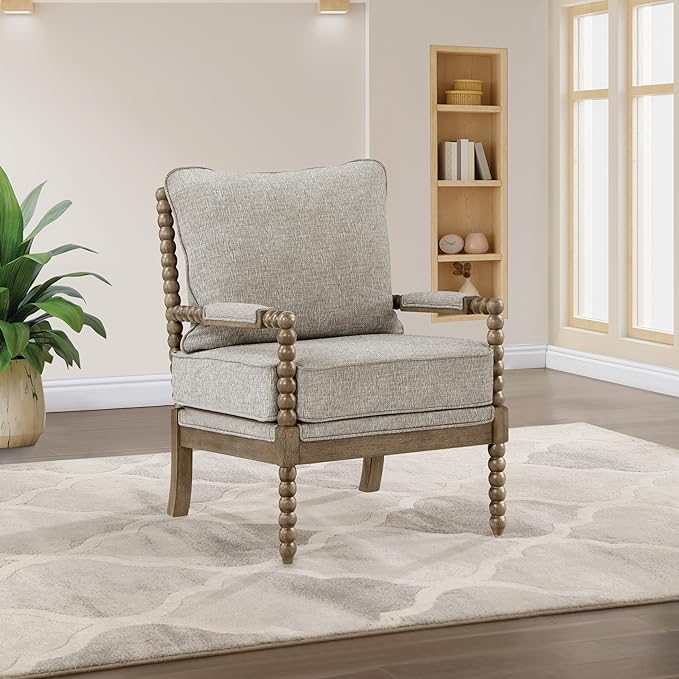 OSP Home Furnishings Fletcher Spindle Accent Chair