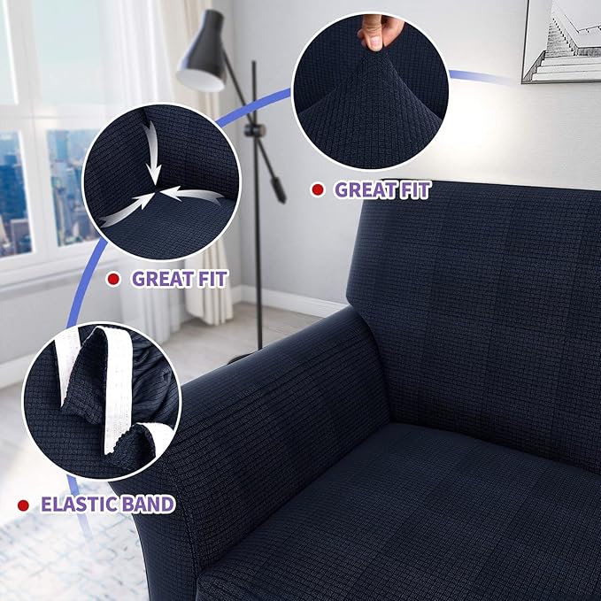 ZNSAYOTX 4 Piece Oversized Sofa Covers