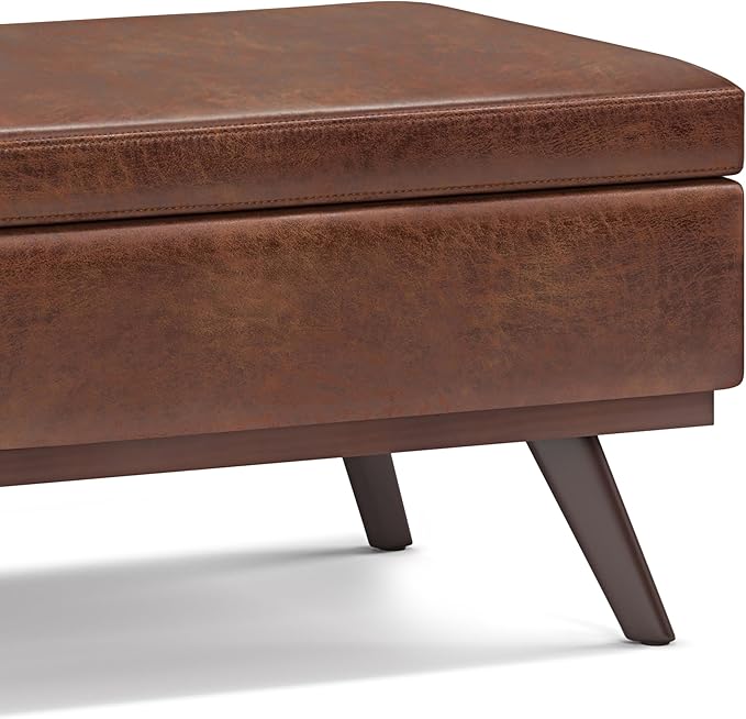SIMPLIHOME Owen Lift Top Coffee Table Storage Ottoman