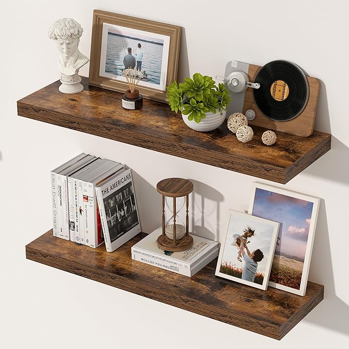 24 Inch Floating Shelves, 12 Inch Deep Floating Shelves