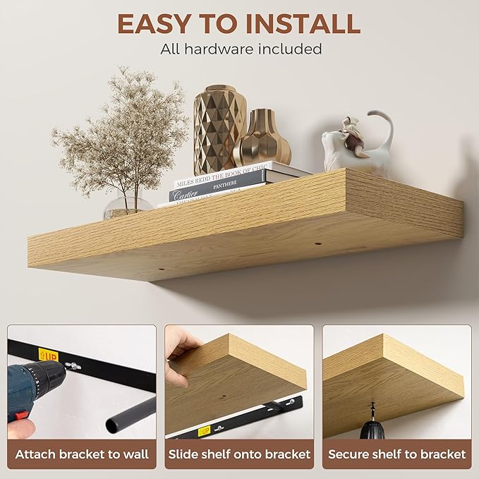 Dreamland 40 Inch Floating Shelves