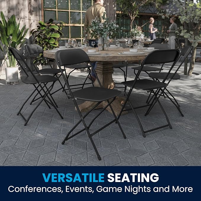 Flash Furniture Hercules Series Plastic Folding Chairs