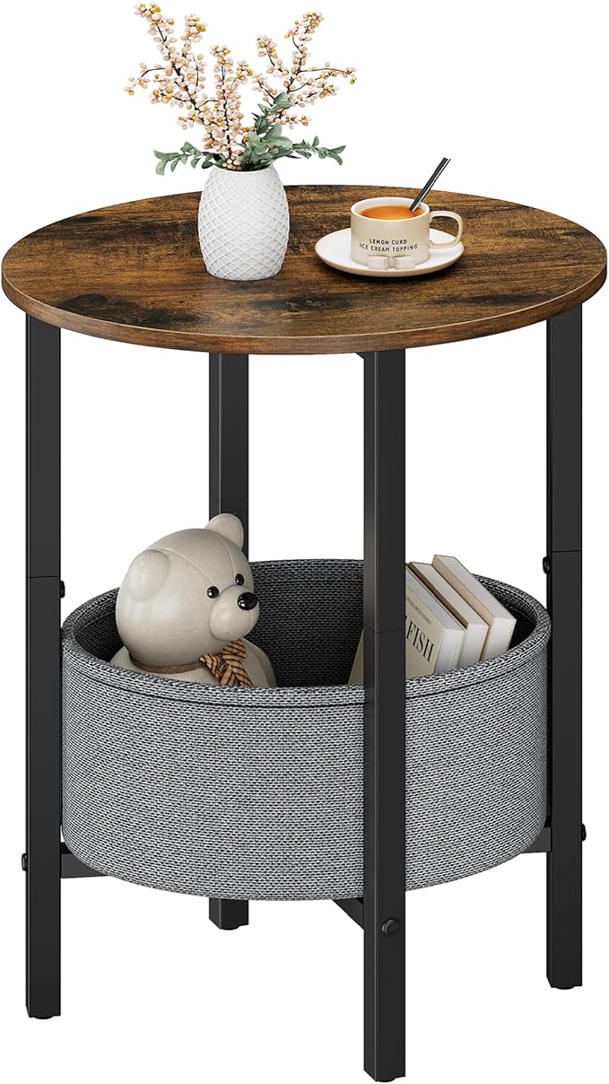 Vagusicc Round Side Table End Table