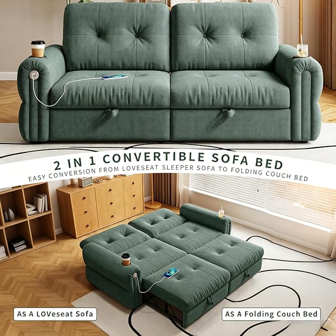 Convertible Couches, Queen Size Pull Out Sofa Bed