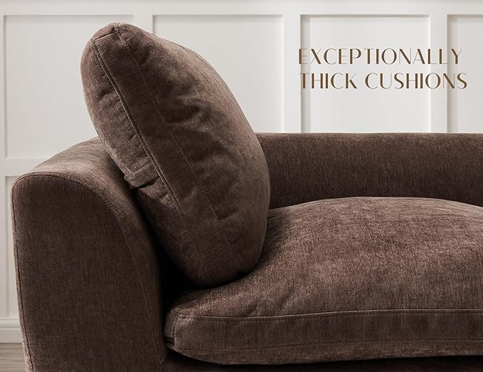 ohllob Oversized Cloud Couches for Living Room, Boneless Sectional Couch