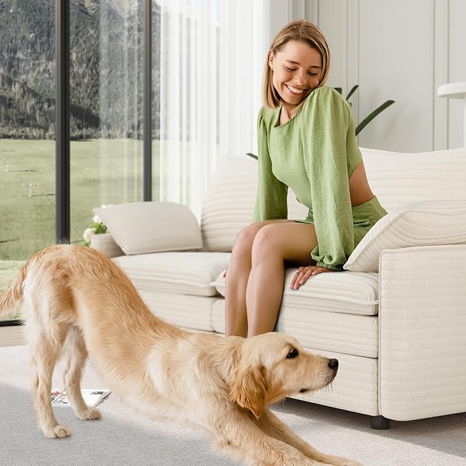 Vesgantti 74" Cloud Couch for Living Room, 2 Seaters Deep Seat Sectional