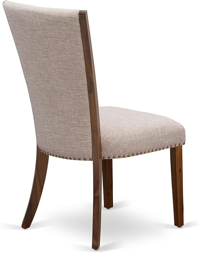 East West Furniture VEP8T04 Verona Parsons Dining Chairs