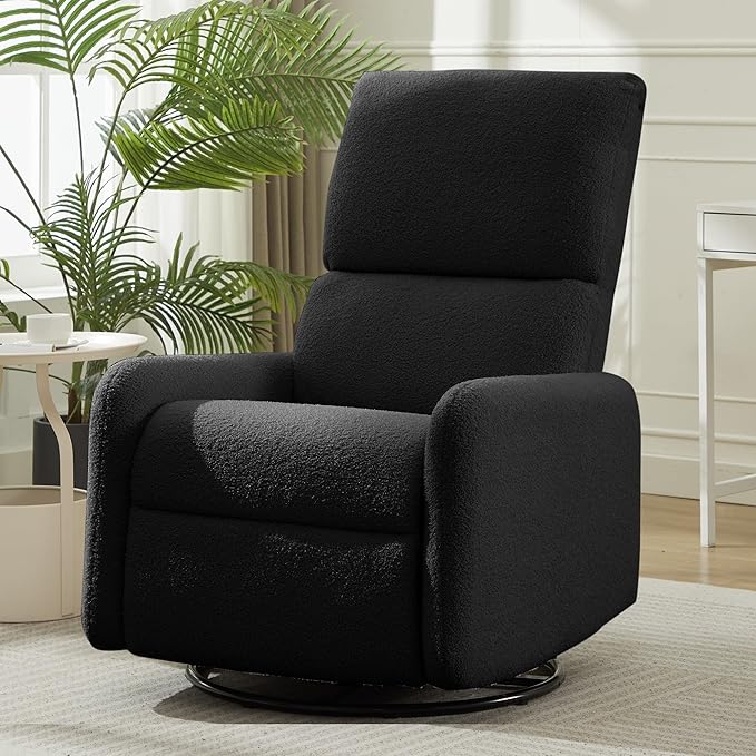 Korser 360° Rocking Chair, Nursery Rocker Chair