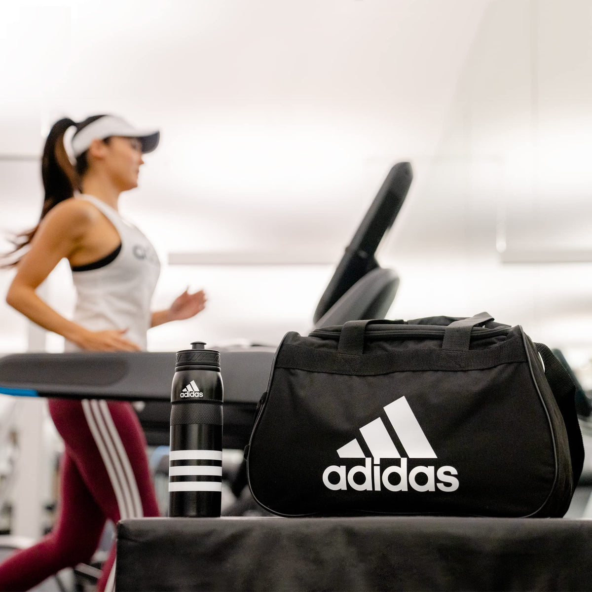 adidas Unisex Diablo Small Duffel, Sports Duffle Gym Bags for Men or Women, One Size