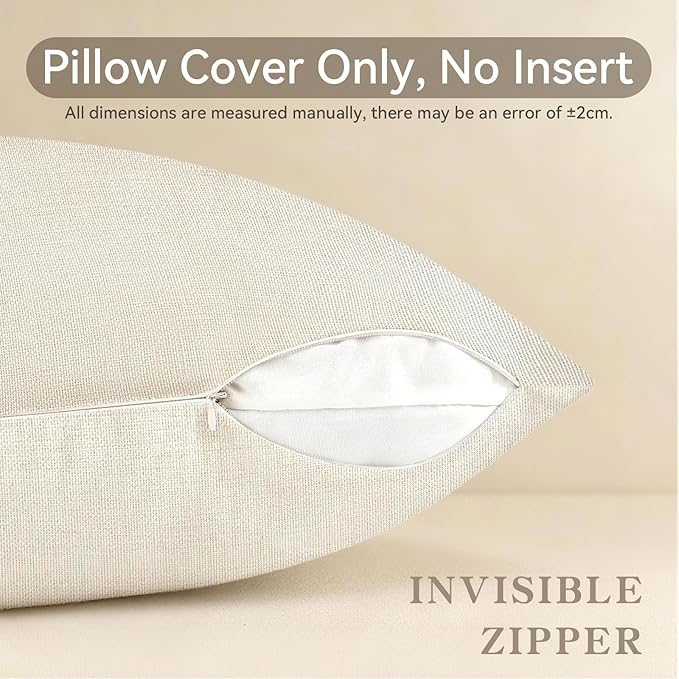 OBSEDE Gold Foil Marble Decorative Throw Pillow Covers 18 × 18 in, Couch