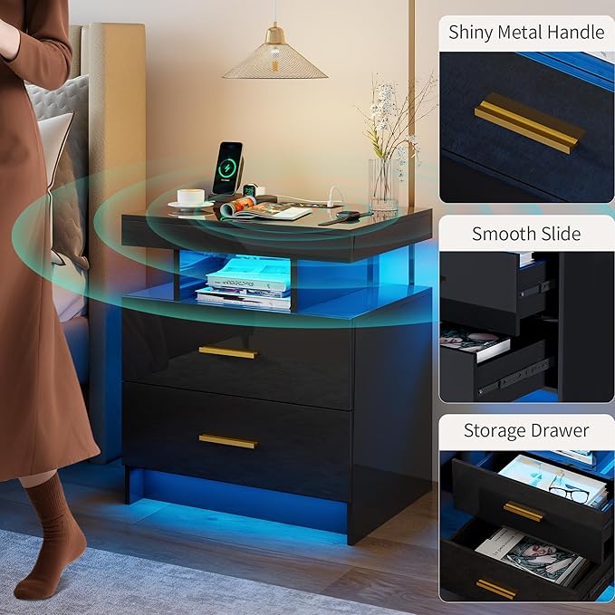 Smart Night Stand Set of 2