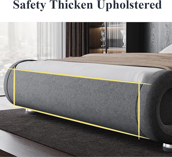 Allewie King Size Bed Frame