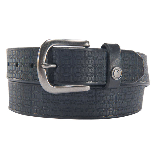 Carhartt Women's Casual Rugged Belts, Available in Multiple Styles, Colors & Sizes, Medium, Saddle Leather Basketweave (Black)