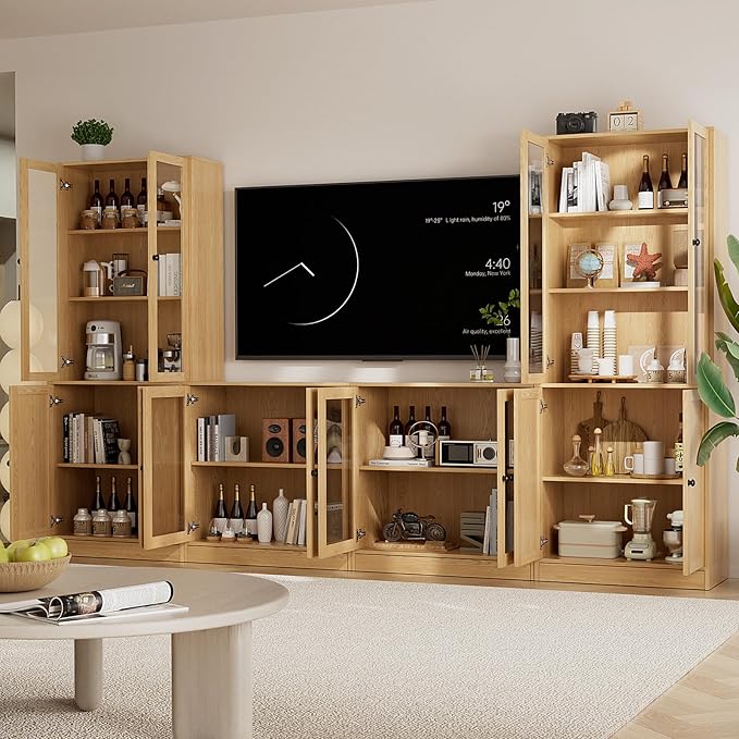 TUSY 71" TV Stand Storage Set