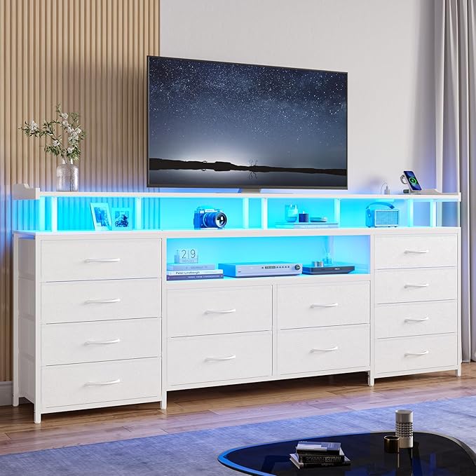 BTHFST 12 Drawers TV Stand Dresser