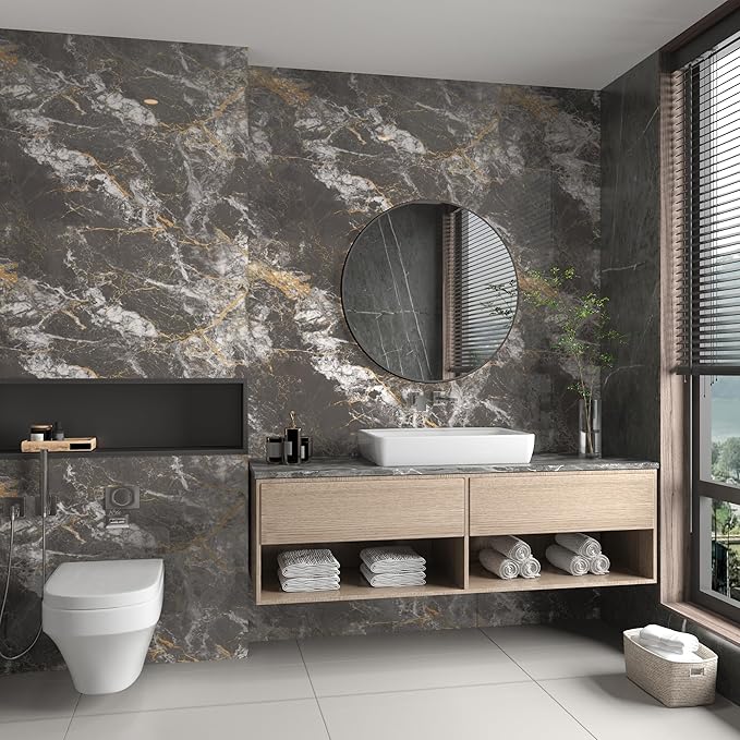 BAYYA Golssy Marble Contact Paper