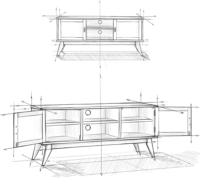SIMPLIHOME Draper TV Stand