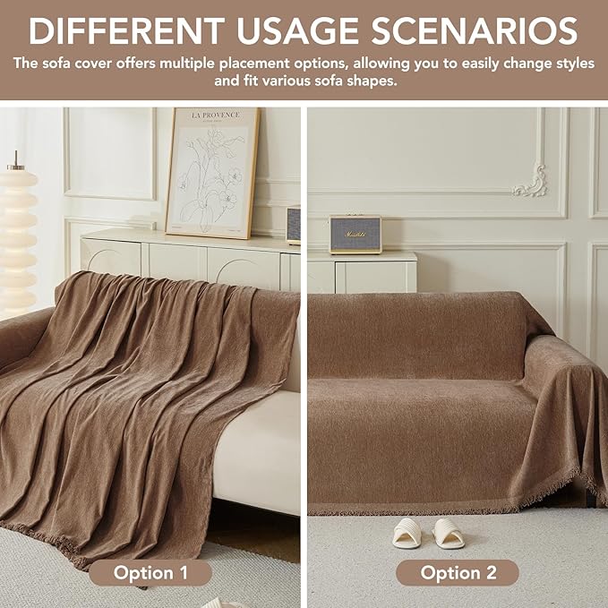 Armchair Couch Cover for Dogs 1 Cushion, Washable Recliner Covers Sofa Protector