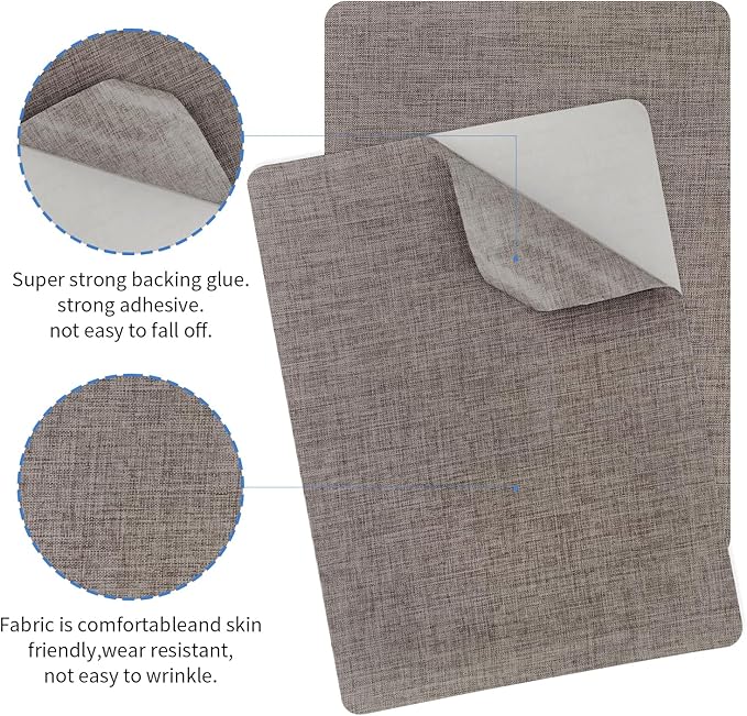 SYLVASS 8x11 Inch Fabric Repair Patches, Self-Adhesive Linen Patch