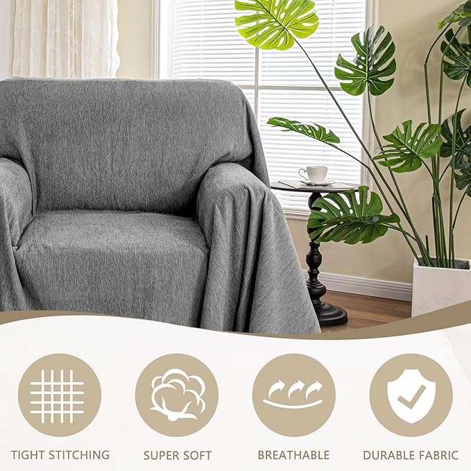 MYSKY HOME Chair Covers Armchair Couch Covers