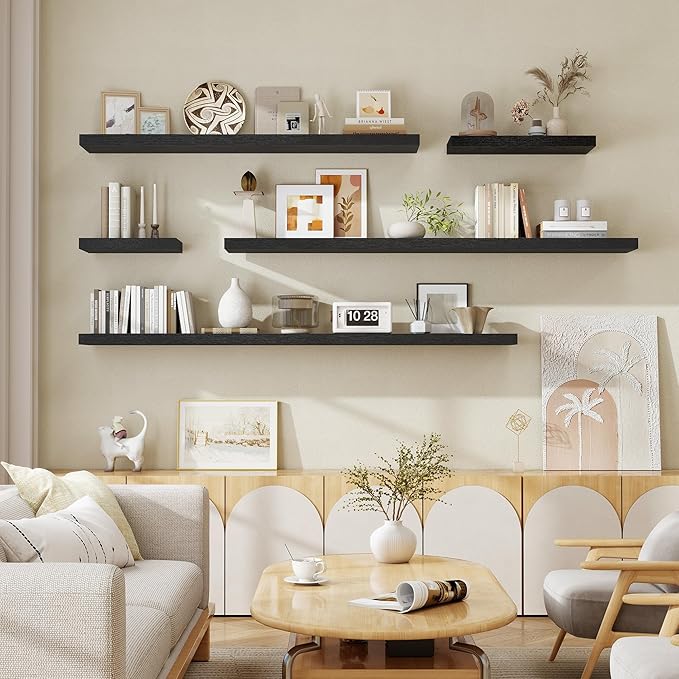 Fun Memories 72 Inch Floating Shelves