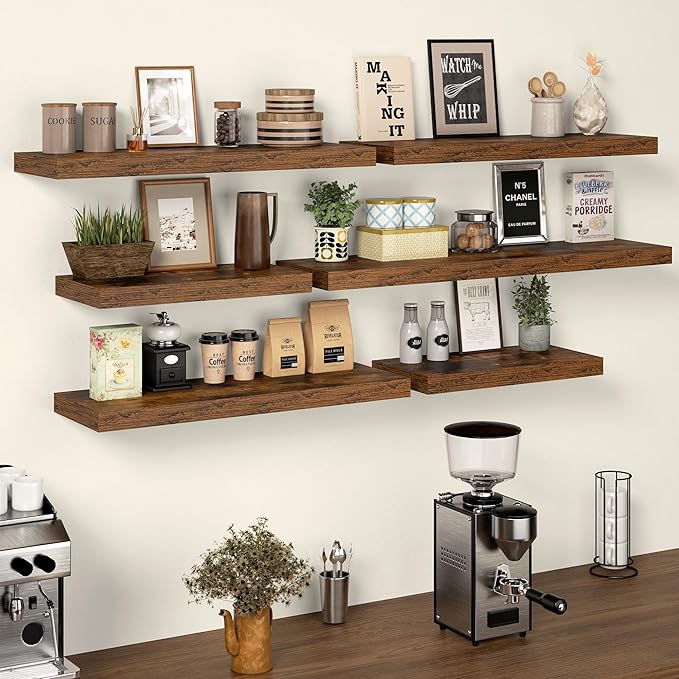 24 Inch Floating Shelves, 12 Inch Deep Floating Shelves