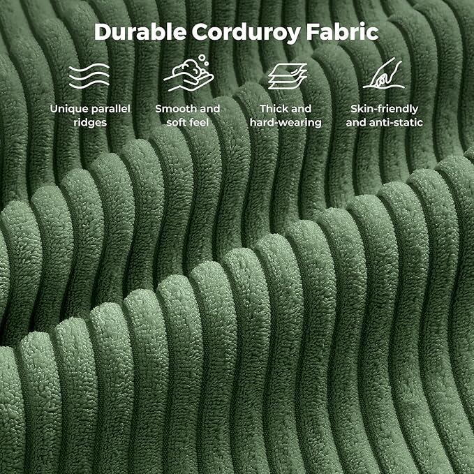 Vesgantti 97" Modular Sectional Sofa Green, U-Shaped Couch
