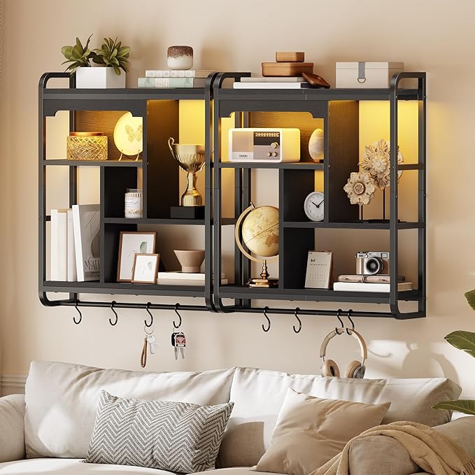 HOOBRO Gaming Floating Shelves