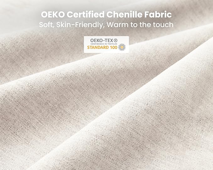 115" Oversized Chenille Couch Modular Sectional Sofa, Washable Cloud Couch
