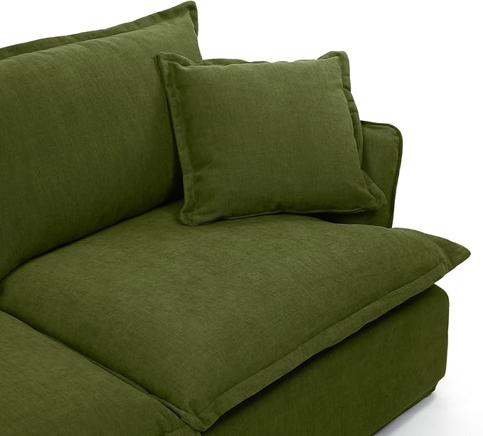 6 Seat U Shape Modular Sectional Couch Sofa