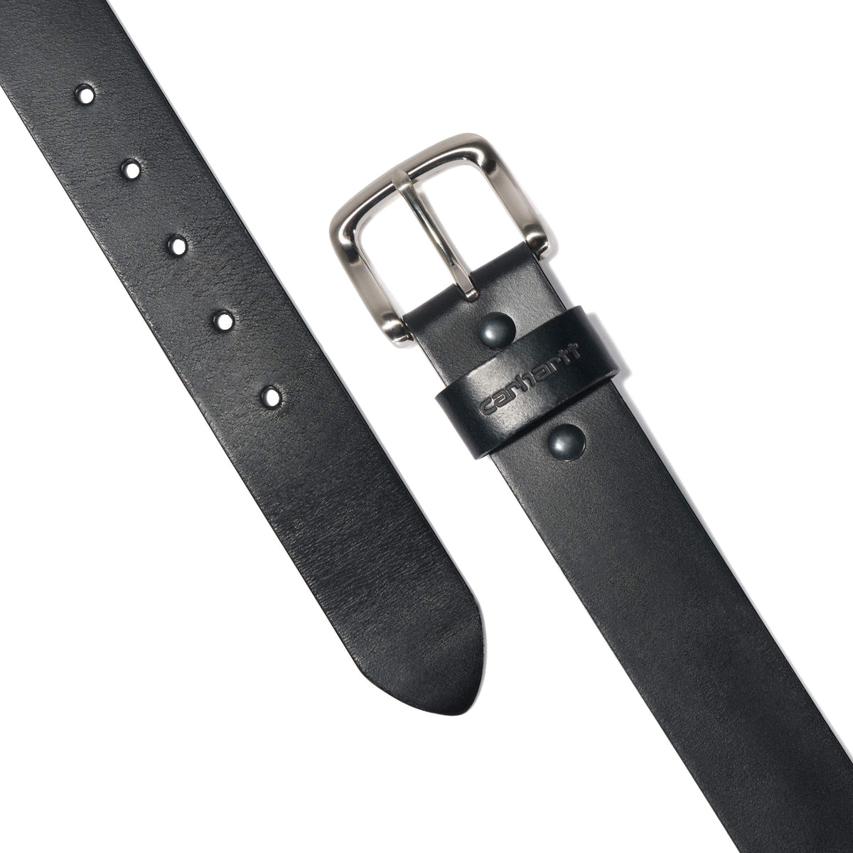 Carhartt Men's Bridle Leather Classic Buckle Belt, Black, 36