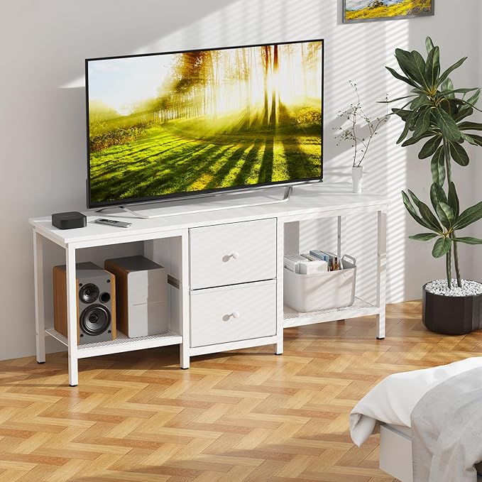 TV Stand Suitable for TVs up to 55 Inches, Entertainment Center