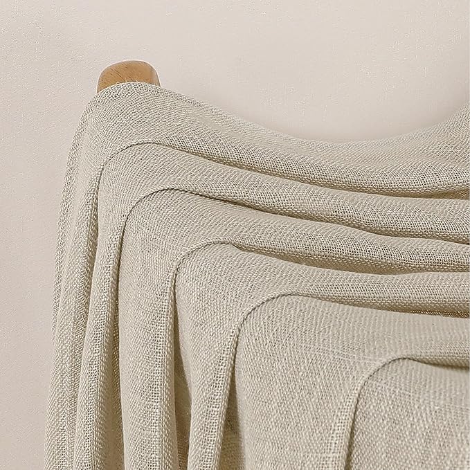 Chyhomenyc Semi Sheer Curtains 96 Inches Long 2 Panels