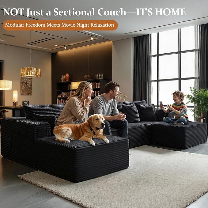 37" Cloud Sectional Couch Ottoman