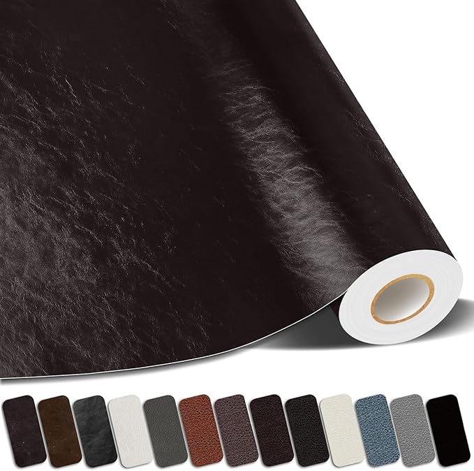 Leather Repair Patches, 17X79 Inch Self-Adhesive Leather Repair Tape, Stretch