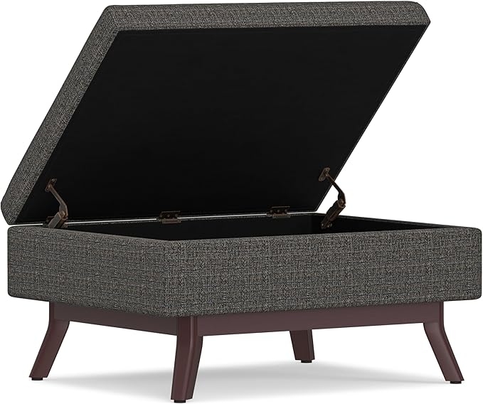 SIMPLIHOME Owen Coffee Table Storage Ottoman