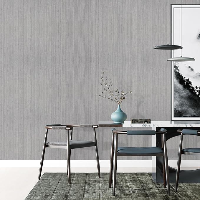 Grasscloth Peel and Stick Wallpaper